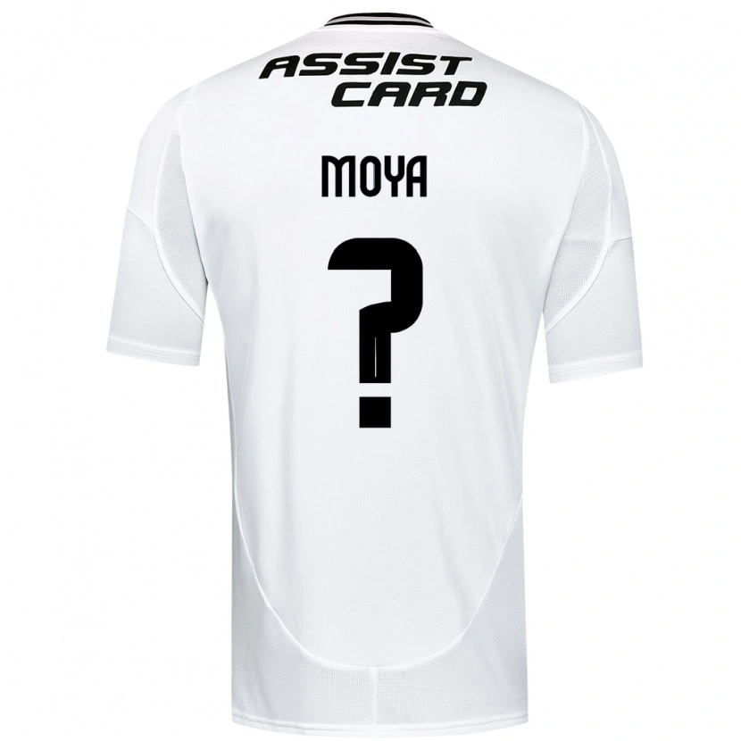 Danxen Kinder Matías Moya #0 Schwarz Weiß Gelb Heimtrikot Trikot 2025/26 T-Shirt