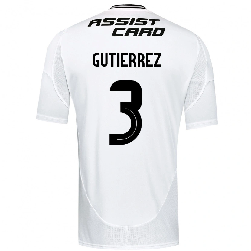 Danxen Kinder Daniel Gutiérrez #3 Schwarz Weiß Gelb Heimtrikot Trikot 2025/26 T-Shirt