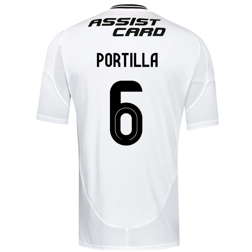 Danxen Kinder Dylan Portilla #6 Schwarz Weiß Gelb Heimtrikot Trikot 2025/26 T-Shirt