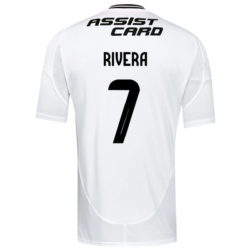 Danxen Kinder Francisco Rivera #7 Schwarz Weiß Gelb Heimtrikot Trikot 2025/26 T-Shirt