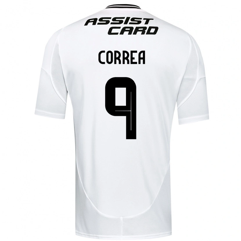 Danxen Kinder Javier Correa #9 Schwarz Weiß Gelb Heimtrikot Trikot 2025/26 T-Shirt