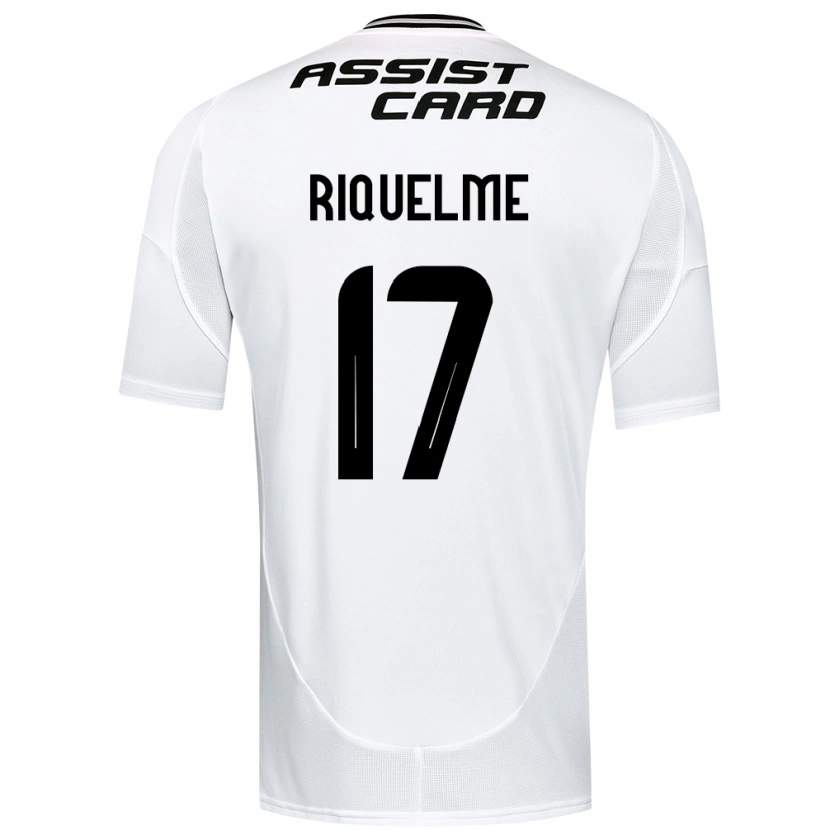 Danxen Kinder Cristián Riquelme #17 Schwarz Weiß Gelb Heimtrikot Trikot 2025/26 T-Shirt