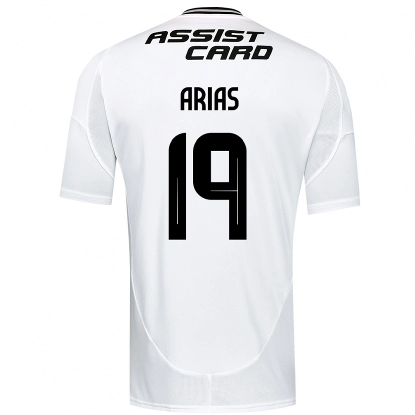 Danxen Kinder Bastián Arias #19 Schwarz Weiß Gelb Heimtrikot Trikot 2025/26 T-Shirt
