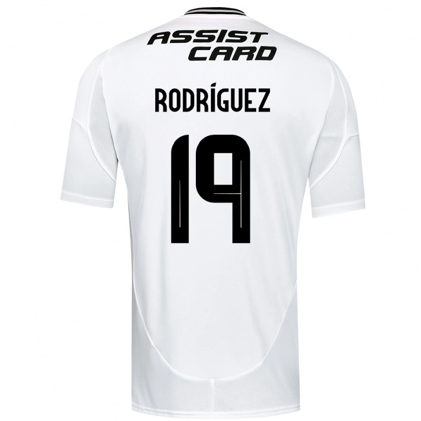Danxen Kinder Salomón Rodríguez #19 Schwarz Weiß Gelb Heimtrikot Trikot 2025/26 T-Shirt