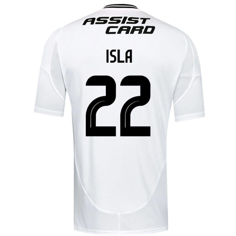 Danxen Kinder Mauricio Isla #22 Schwarz Weiß Gelb Heimtrikot Trikot 2025/26 T-Shirt