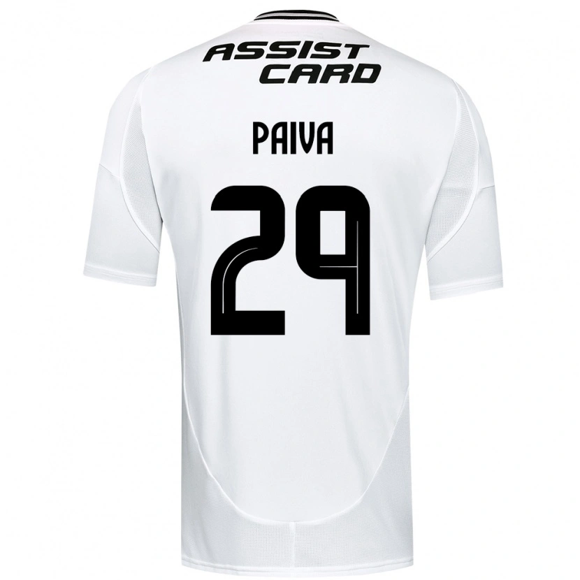 Danxen Kinder Guillermo Paiva #29 Schwarz Weiß Gelb Heimtrikot Trikot 2025/26 T-Shirt