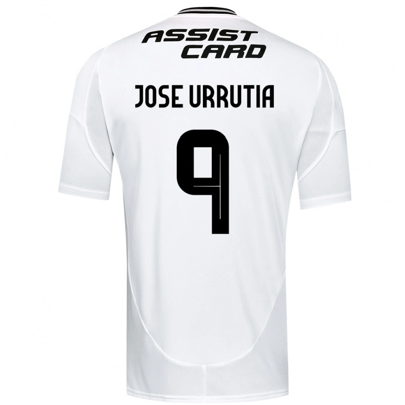 Danxen Kinder María José Urrutia #9 Schwarz Weiß Gelb Heimtrikot Trikot 2025/26 T-Shirt