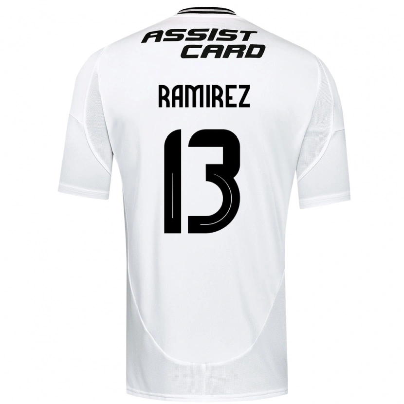 Danxen Kinder Fernanda Ramírez #13 Schwarz Weiß Gelb Heimtrikot Trikot 2025/26 T-Shirt