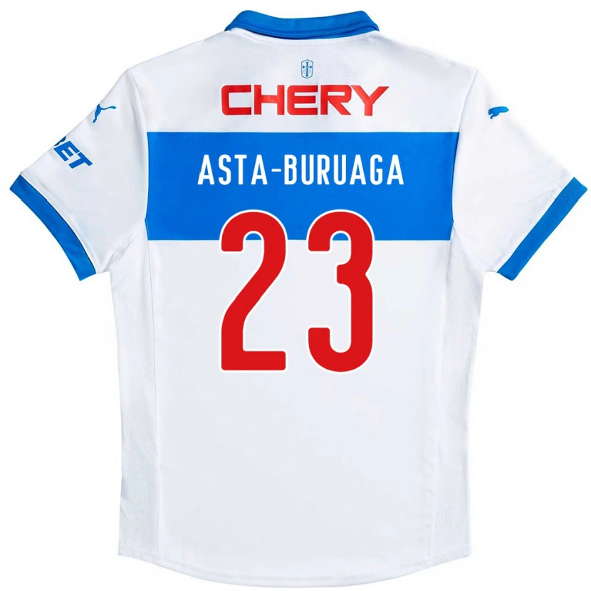 Danxen Kinder Tomás Asta-Buruaga #23 Schwarz Blau Heimtrikot Trikot 2025/26 T-Shirt