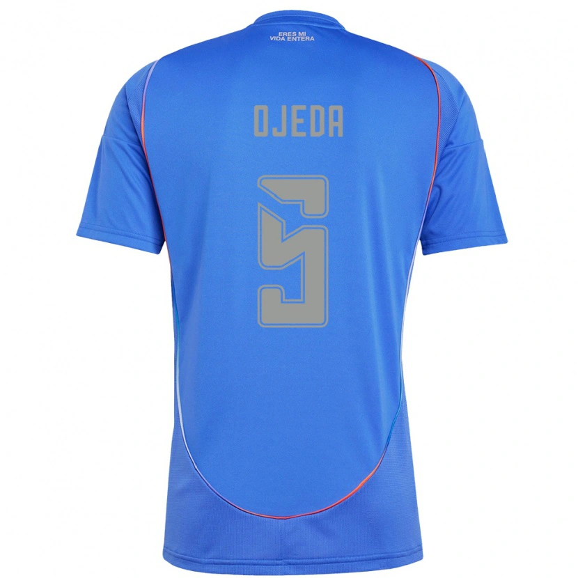 Danxen Kinder Emmanuel Ojeda #5 Himmelblau Heimtrikot Trikot 2025/26 T-Shirt