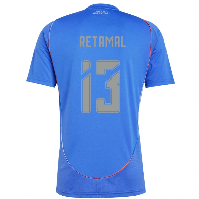 Danxen Kinder David Retamal #13 Himmelblau Heimtrikot Trikot 2025/26 T-Shirt