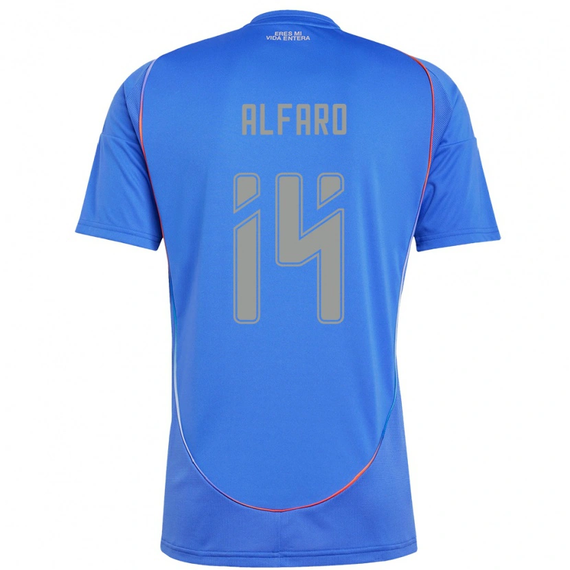 Danxen Kinder Julián Alfaro #14 Himmelblau Heimtrikot Trikot 2025/26 T-Shirt
