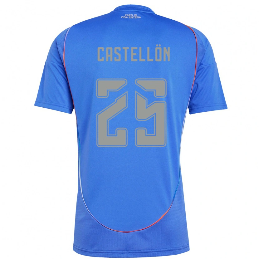 Danxen Kinder Gabriel Castellón #25 Himmelblau Heimtrikot Trikot 2025/26 T-Shirt