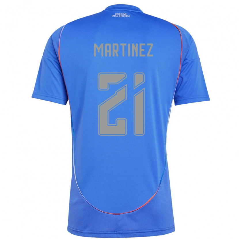 Danxen Kinder Maria Martínez #21 Himmelblau Heimtrikot Trikot 2025/26 T-Shirt