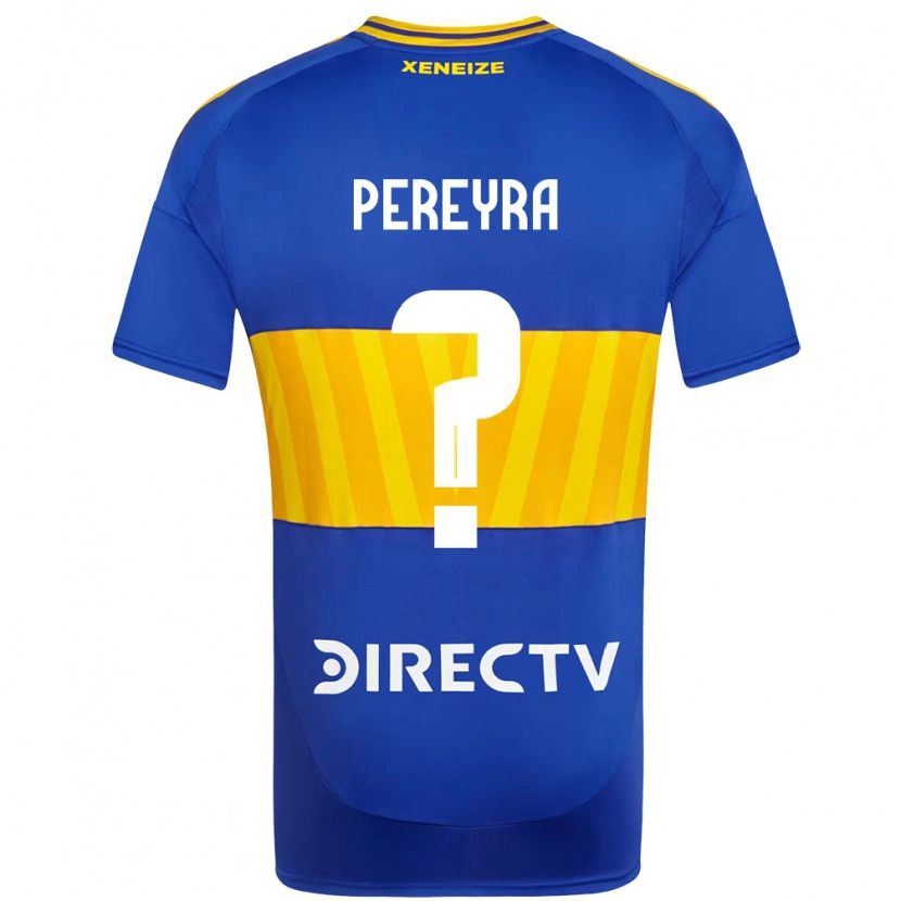 Danxen Kinder Milton Pereyra #0 Königsblau Gelb Heimtrikot Trikot 2025/26 T-Shirt