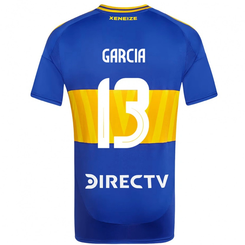 Danxen Kinder Javier García #13 Königsblau Gelb Heimtrikot Trikot 2025/26 T-Shirt