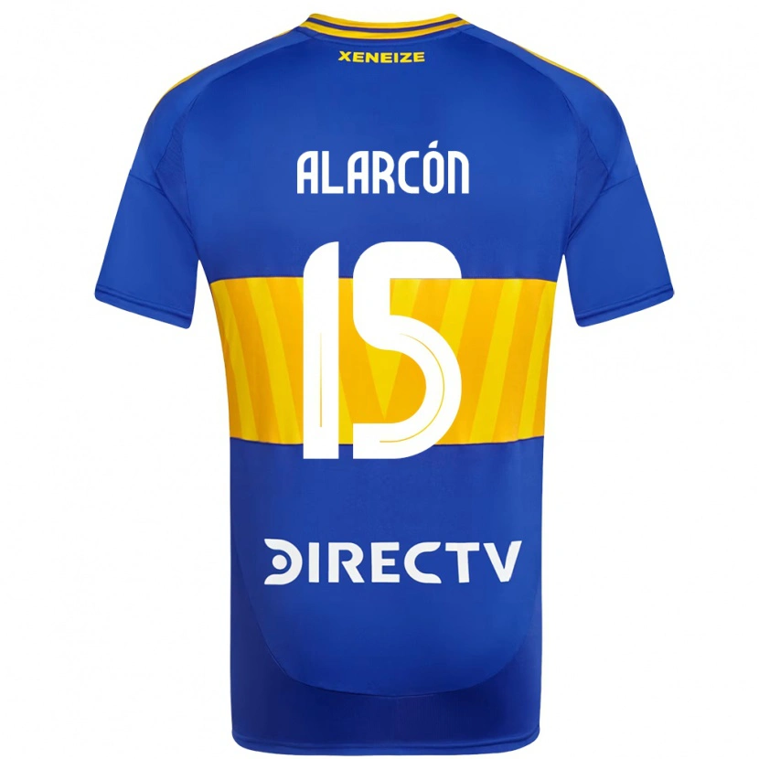 Danxen Kinder Williams Alarcón #15 Königsblau Gelb Heimtrikot Trikot 2025/26 T-Shirt