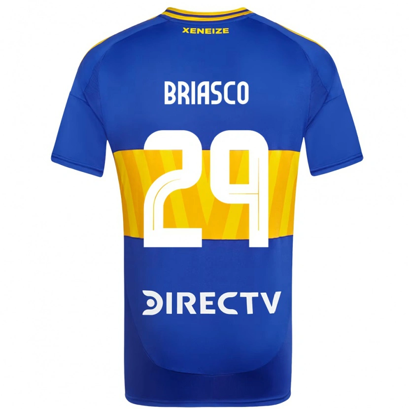 Danxen Kinder Norberto Briasco #29 Königsblau Gelb Heimtrikot Trikot 2025/26 T-Shirt