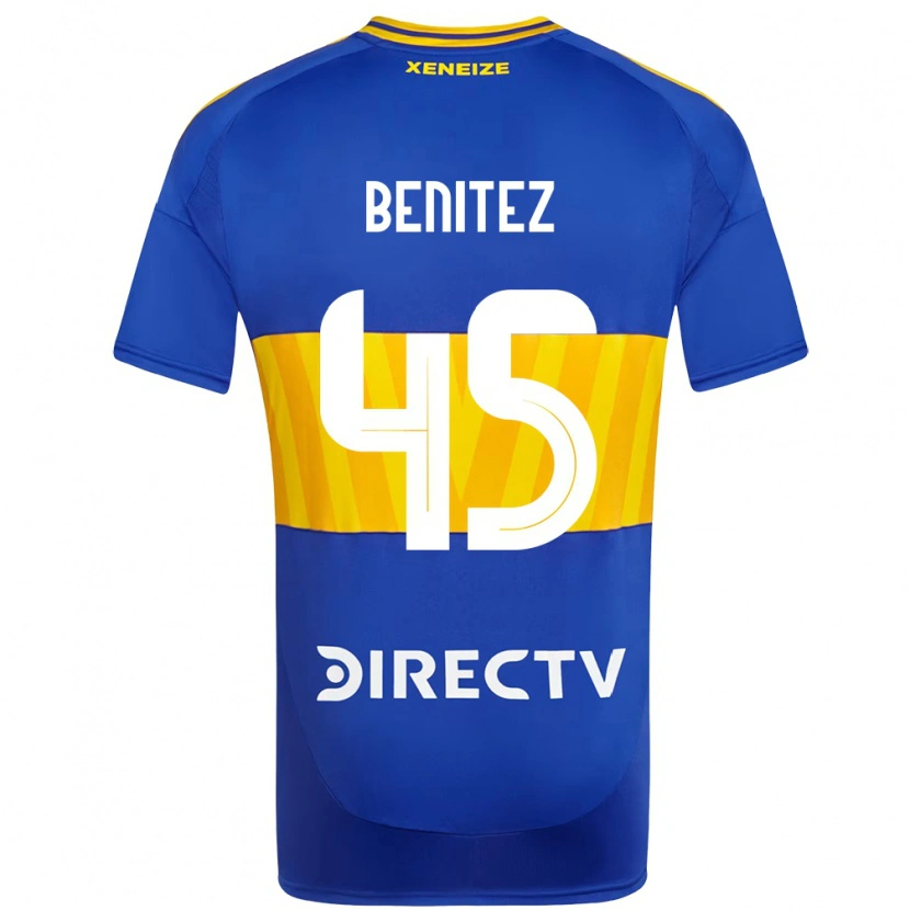 Danxen Kinder Mauricio Benitez #45 Königsblau Gelb Heimtrikot Trikot 2025/26 T-Shirt