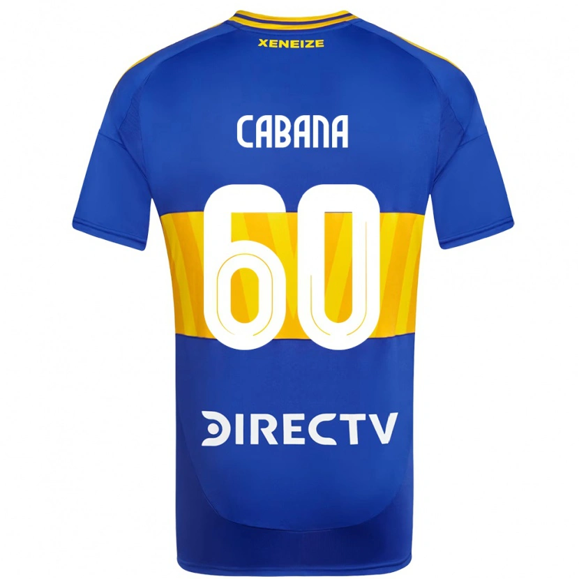 Danxen Kinder Juan Pablo Cabana #60 Königsblau Gelb Heimtrikot Trikot 2025/26 T-Shirt