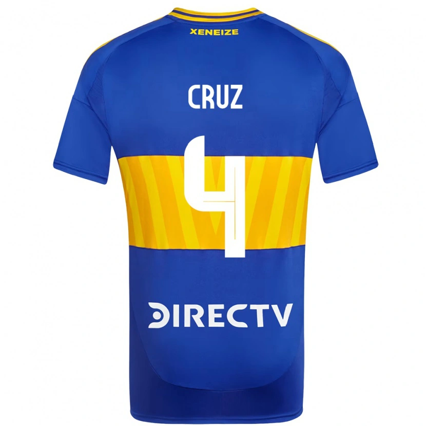 Danxen Kinder Julieta Cruz #4 Königsblau Gelb Heimtrikot Trikot 2025/26 T-Shirt