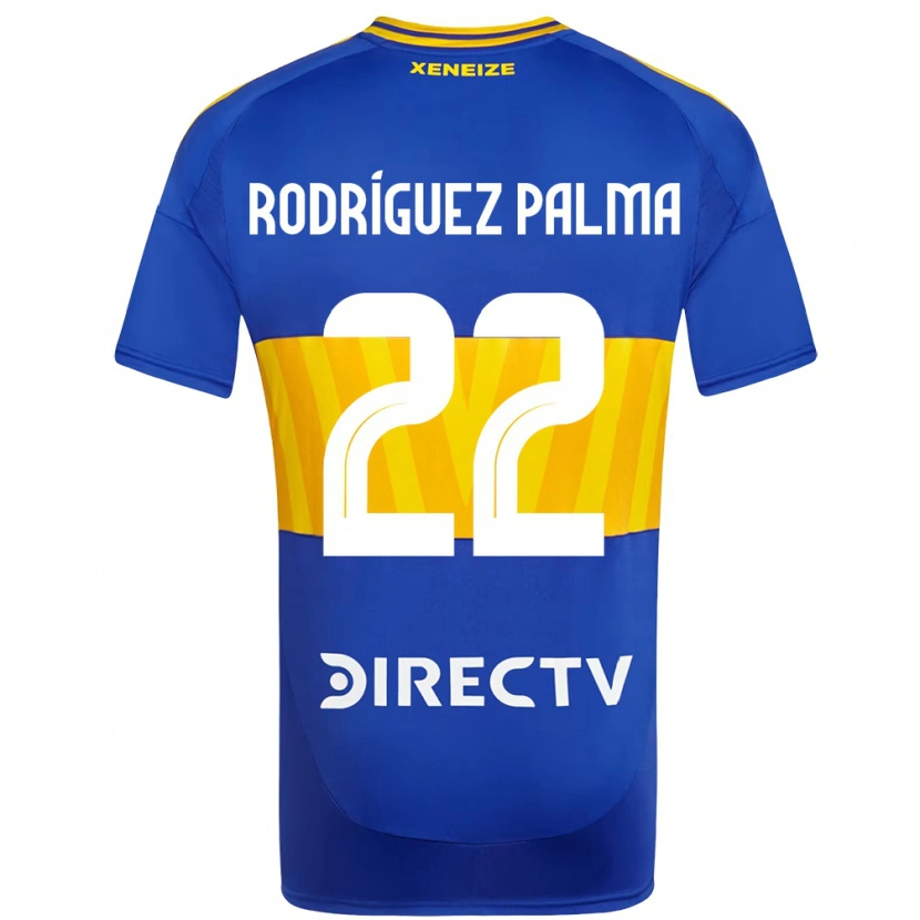 Danxen Kinder Joaquina Rodríguez Palma #22 Königsblau Gelb Heimtrikot Trikot 2025/26 T-Shirt