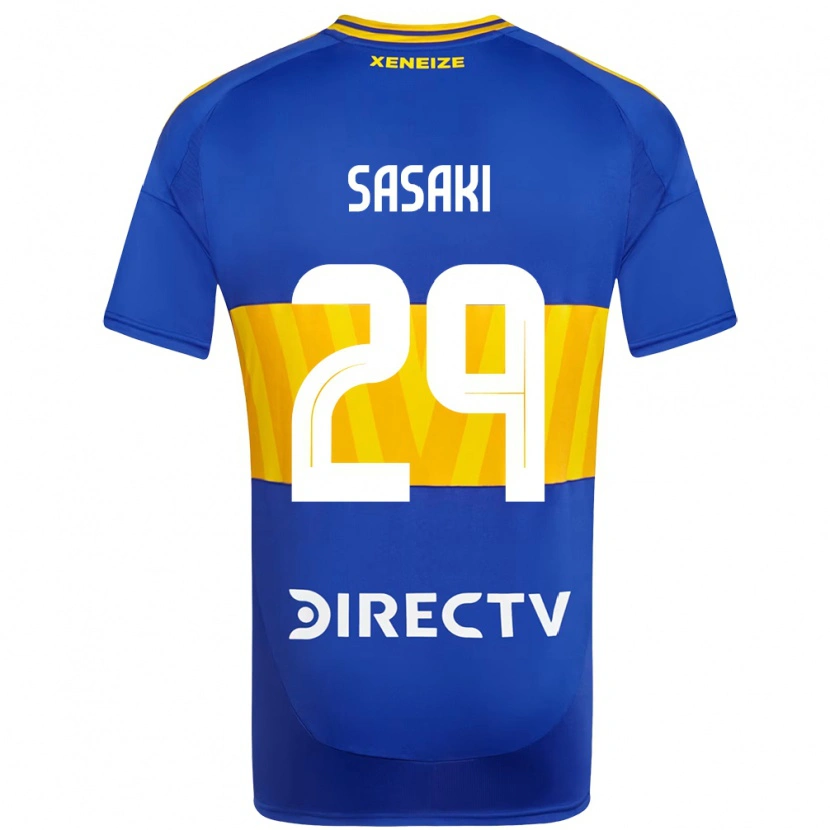Danxen Kinder Yuria Sasaki #29 Königsblau Gelb Heimtrikot Trikot 2025/26 T-Shirt