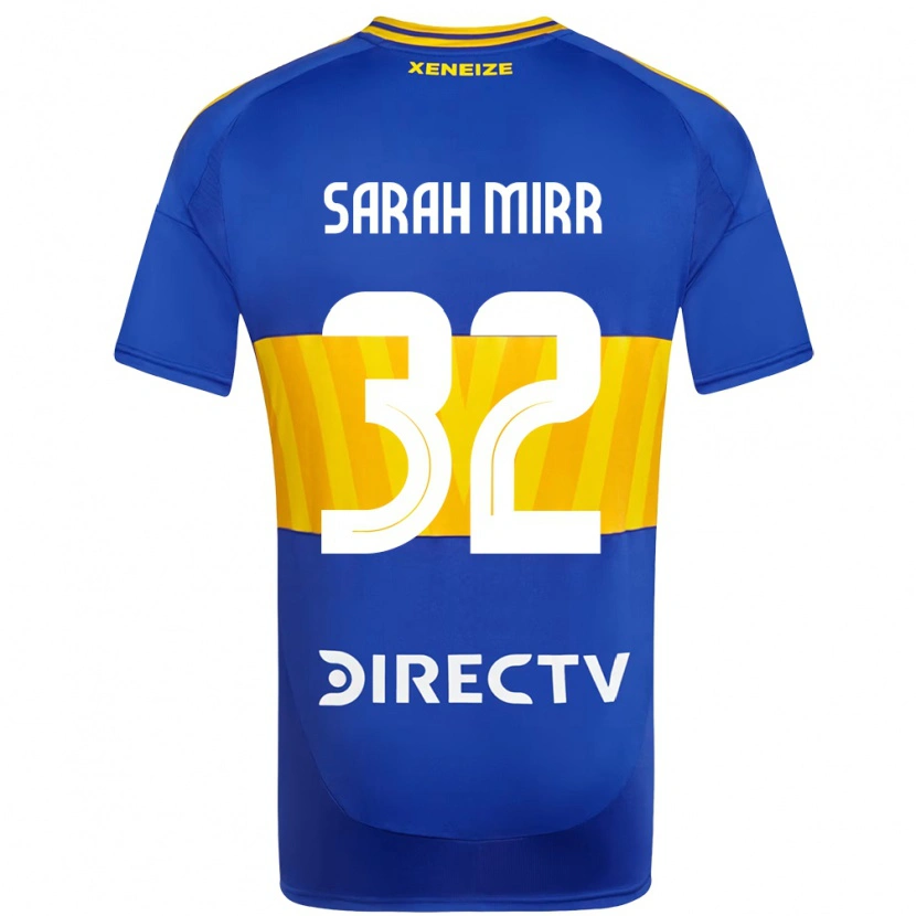 Danxen Kinder Sarah Mirr #32 Königsblau Gelb Heimtrikot Trikot 2025/26 T-Shirt