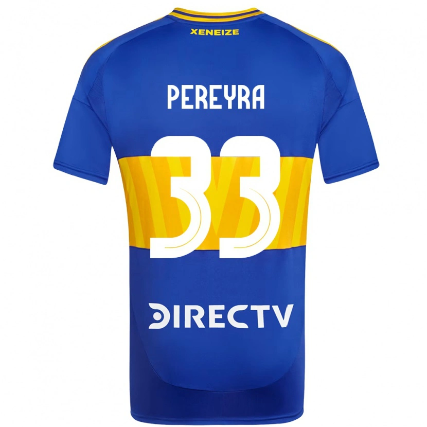 Danxen Kinder Araceli Pereyra #33 Königsblau Gelb Heimtrikot Trikot 2025/26 T-Shirt