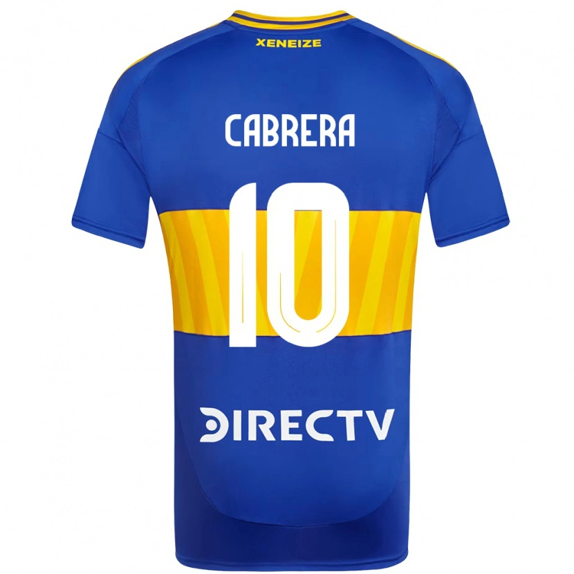 Danxen Kinder Micaela Cabrera #10 Königsblau Gelb Heimtrikot Trikot 2025/26 T-Shirt