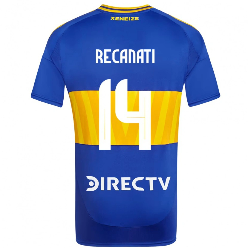 Danxen Kinder Bianca Recanati #14 Königsblau Gelb Heimtrikot Trikot 2025/26 T-Shirt