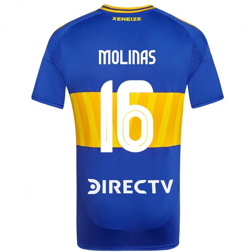Danxen Kinder Aaron Molinas #16 Königsblau Gelb Heimtrikot Trikot 2025/26 T-Shirt