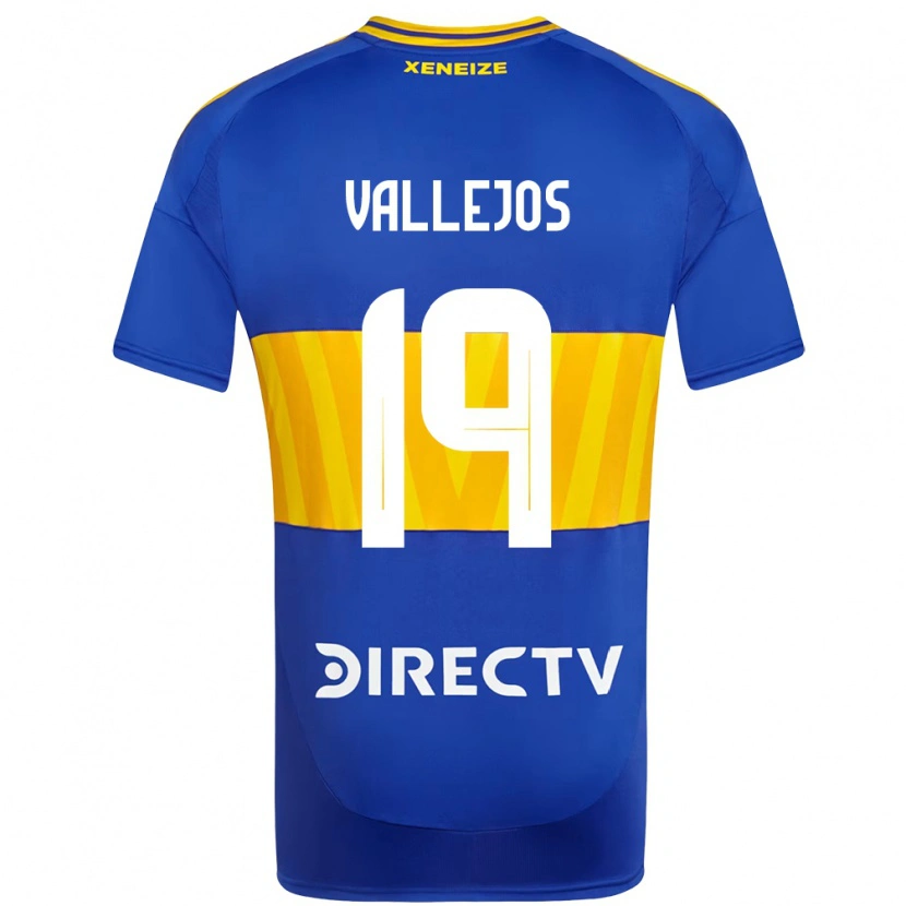 Danxen Kinder Fabiana Vallejos #19 Königsblau Gelb Heimtrikot Trikot 2025/26 T-Shirt