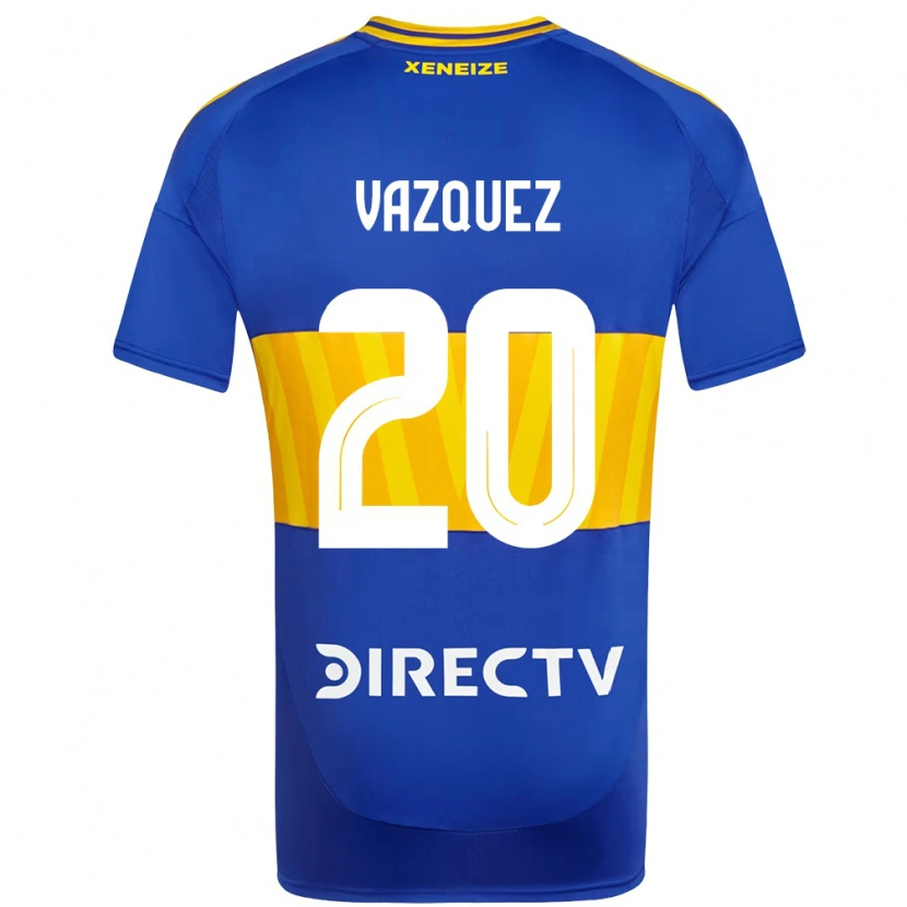 Danxen Kinder Constanza Vazquez #20 Königsblau Gelb Heimtrikot Trikot 2025/26 T-Shirt