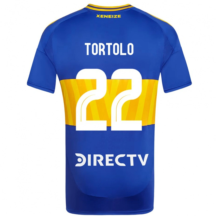 Danxen Kinder Dulce Tortolo #22 Königsblau Gelb Heimtrikot Trikot 2025/26 T-Shirt