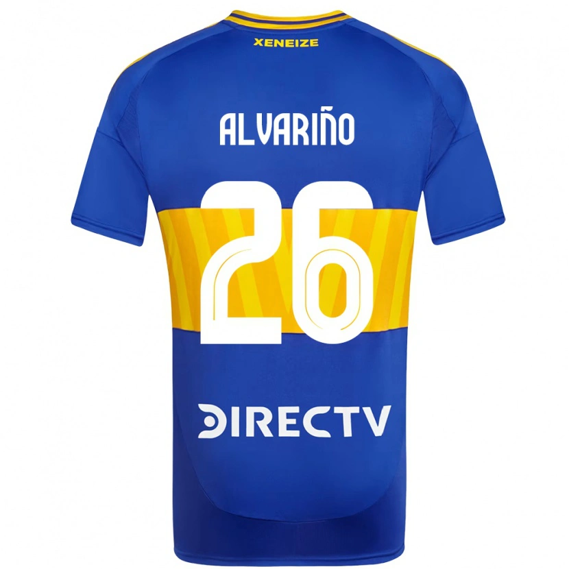 Danxen Kinder Alexis Alvariño #26 Königsblau Gelb Heimtrikot Trikot 2025/26 T-Shirt
