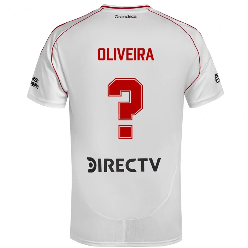 Danxen Kinder Carmel Oliveira #0 Weiß Rot Heimtrikot Trikot 2025/26 T-Shirt