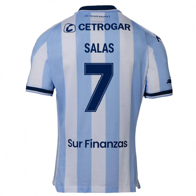 Danxen Kinder Maximiliano Salas #7 Himmelblau Heimtrikot Trikot 2025/26 T-Shirt