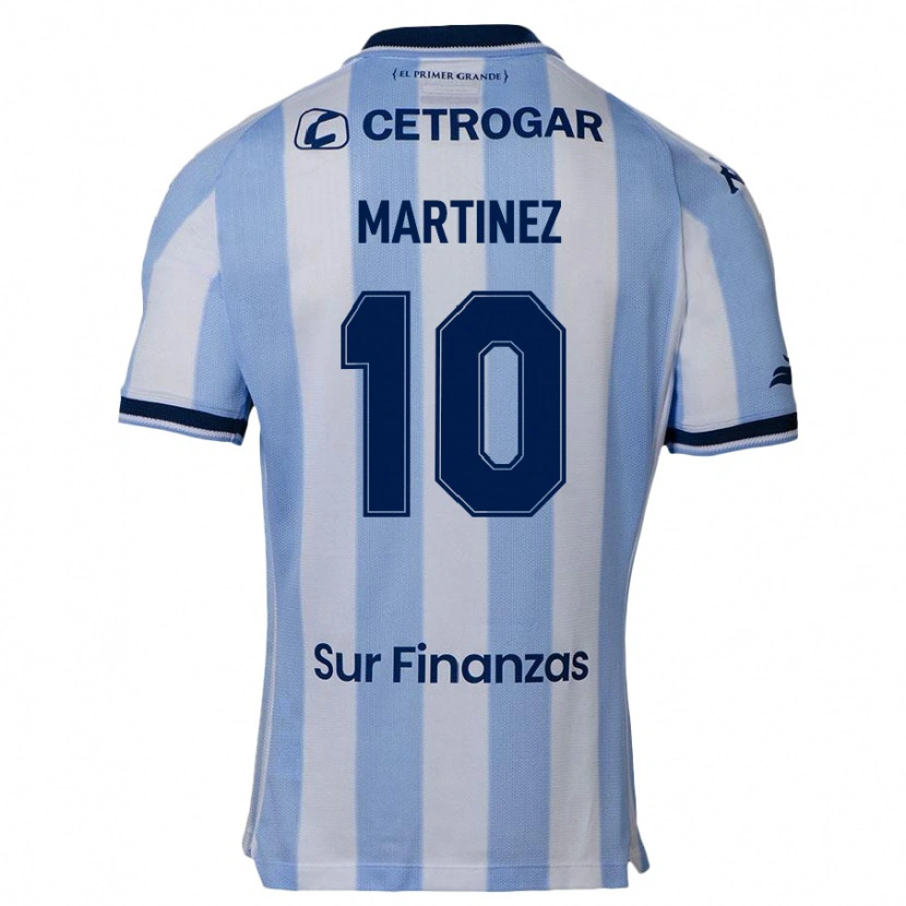 Danxen Kinder Roger Martinez #10 Himmelblau Heimtrikot Trikot 2025/26 T-Shirt