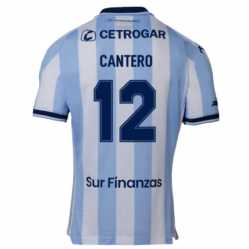 Danxen Kinder Milton Cantero #12 Himmelblau Heimtrikot Trikot 2025/26 T-Shirt