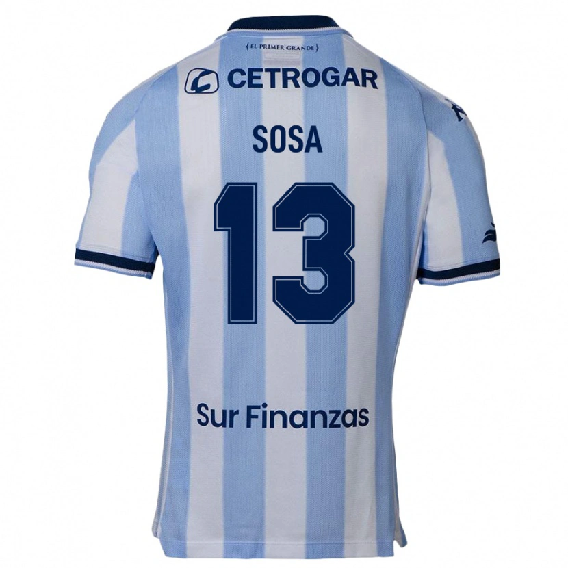 Danxen Kinder Santiago Sosa #13 Himmelblau Heimtrikot Trikot 2025/26 T-Shirt