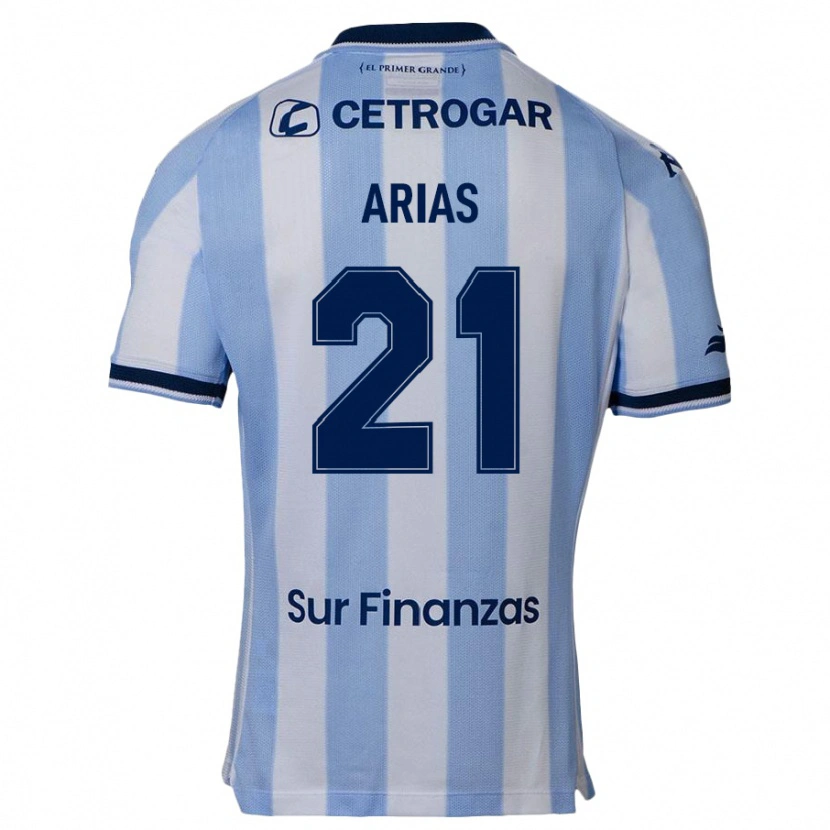 Danxen Kinder Gabriel Arias #21 Himmelblau Heimtrikot Trikot 2025/26 T-Shirt