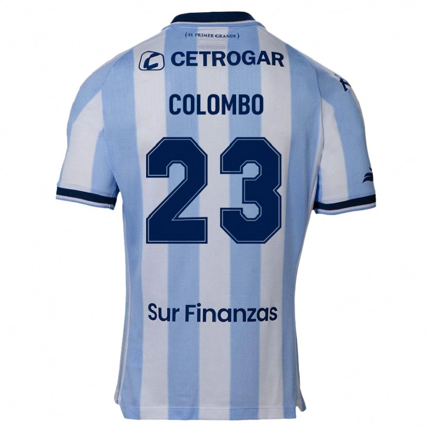 Danxen Kinder Nazareno Colombo #23 Himmelblau Heimtrikot Trikot 2025/26 T-Shirt