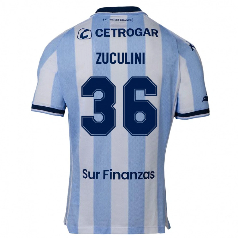 Danxen Kinder Bruno Zuculini #36 Himmelblau Heimtrikot Trikot 2025/26 T-Shirt