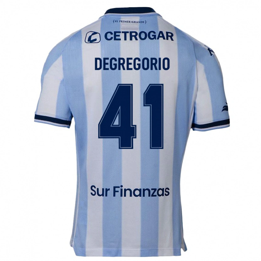 Danxen Kinder Ramiro Degregorio #41 Himmelblau Heimtrikot Trikot 2025/26 T-Shirt