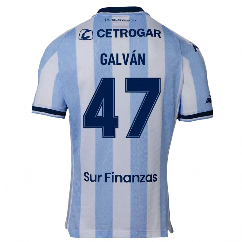 Danxen Kinder Ignacio Galvan #47 Himmelblau Heimtrikot Trikot 2025/26 T-Shirt