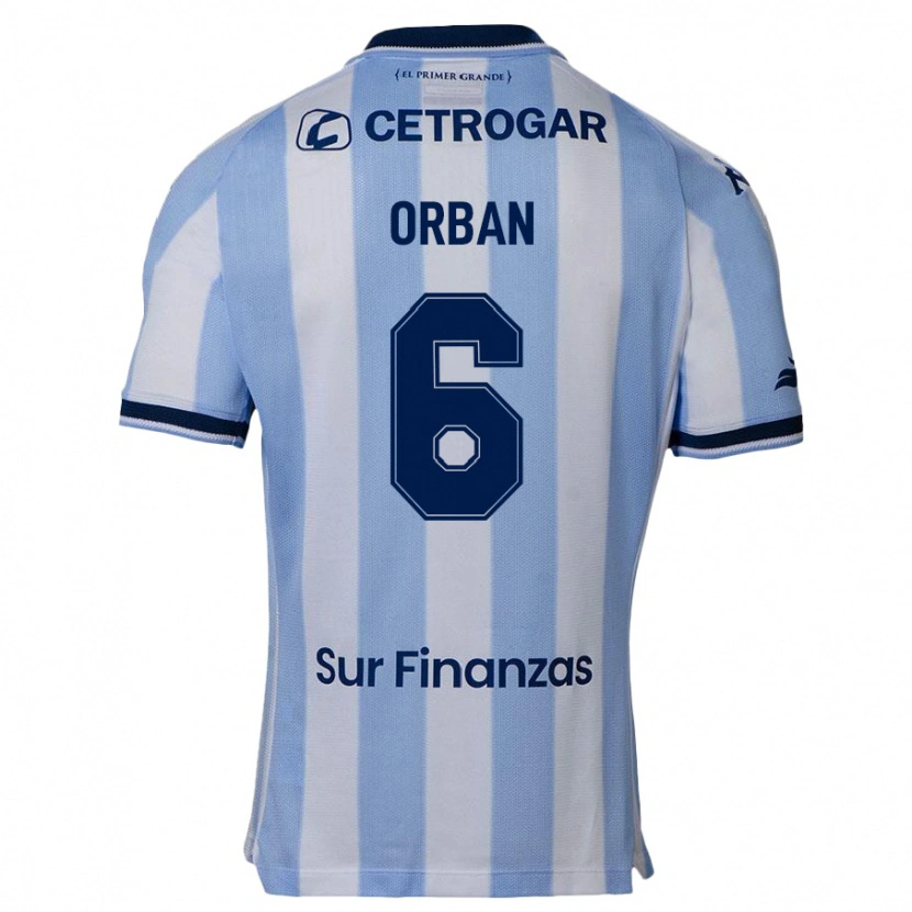 Danxen Kinder Lucas Orban #6 Himmelblau Heimtrikot Trikot 2025/26 T-Shirt