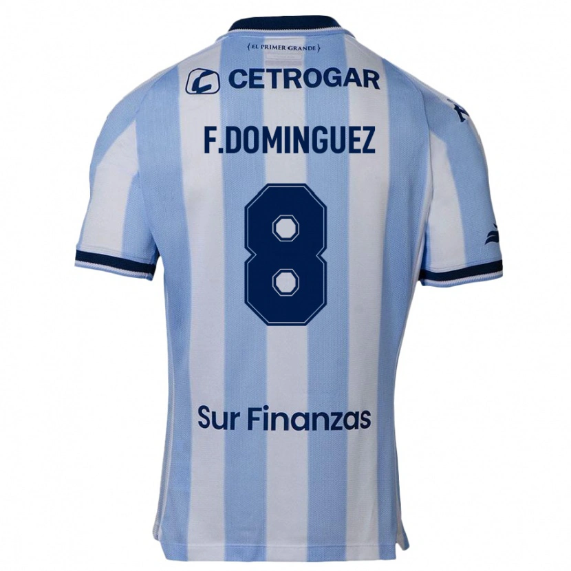 Danxen Kinder Fabricio Dominguez #8 Himmelblau Heimtrikot Trikot 2025/26 T-Shirt