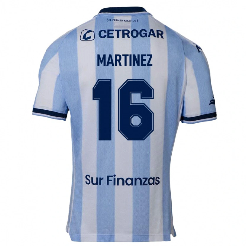 Danxen Kinder Mauricio Martinez #16 Himmelblau Heimtrikot Trikot 2025/26 T-Shirt