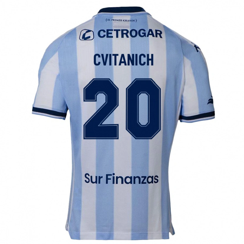 Danxen Kinder Dario Cvitanich #20 Himmelblau Heimtrikot Trikot 2025/26 T-Shirt
